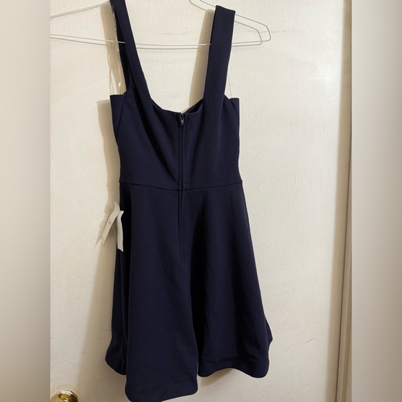 Teeze Me Navy Blue Fit & Flare‎ Dress Size 3-4 - Picture 4 of 5